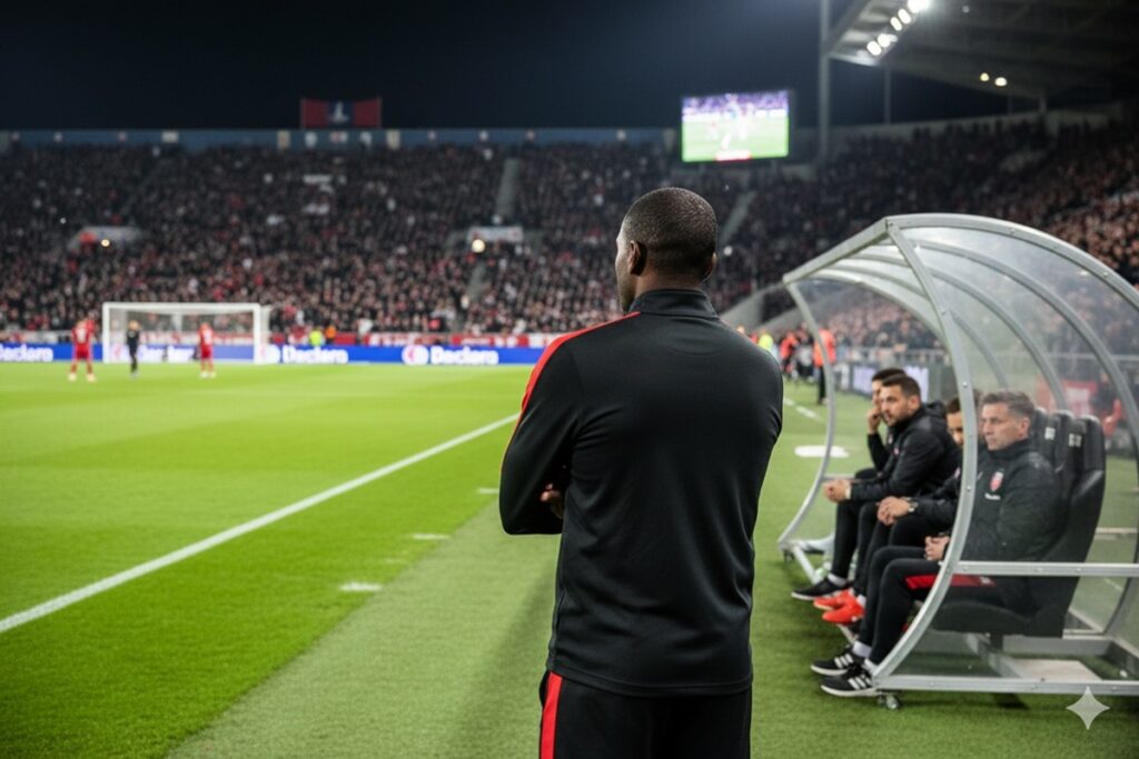 Un entraîneur de football 