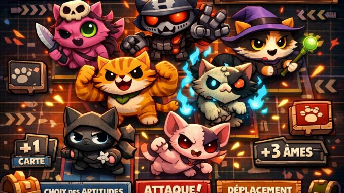 collection de chats similaires à ceux de Mewgenics