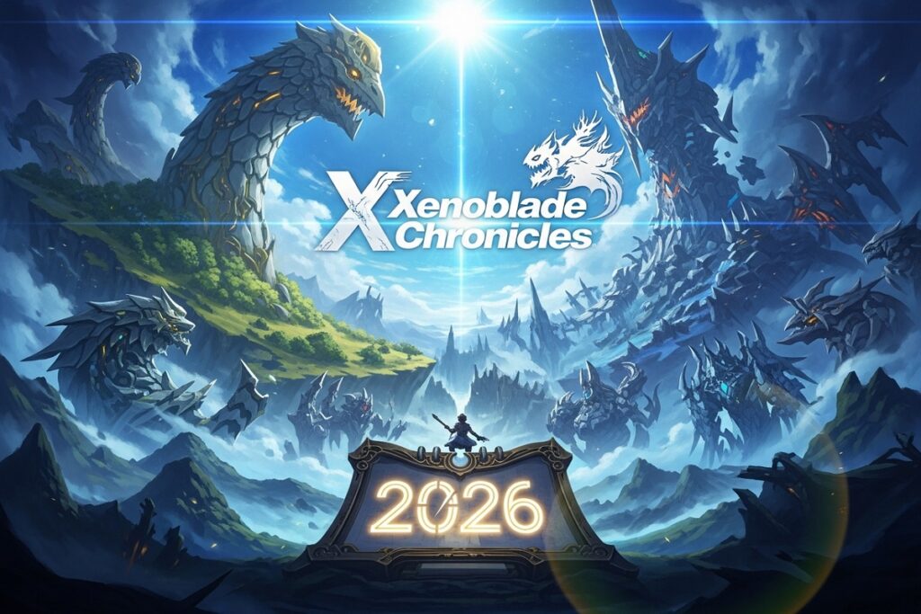 composition d’un logo inspiré de Xenoblade Chronicles