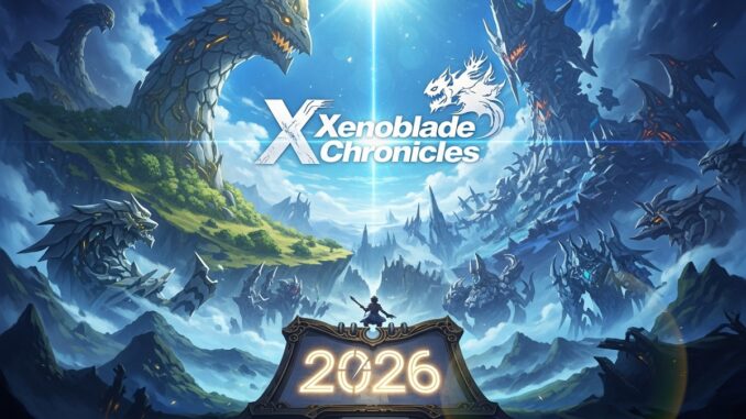 composition d’un logo inspiré de Xenoblade Chronicles