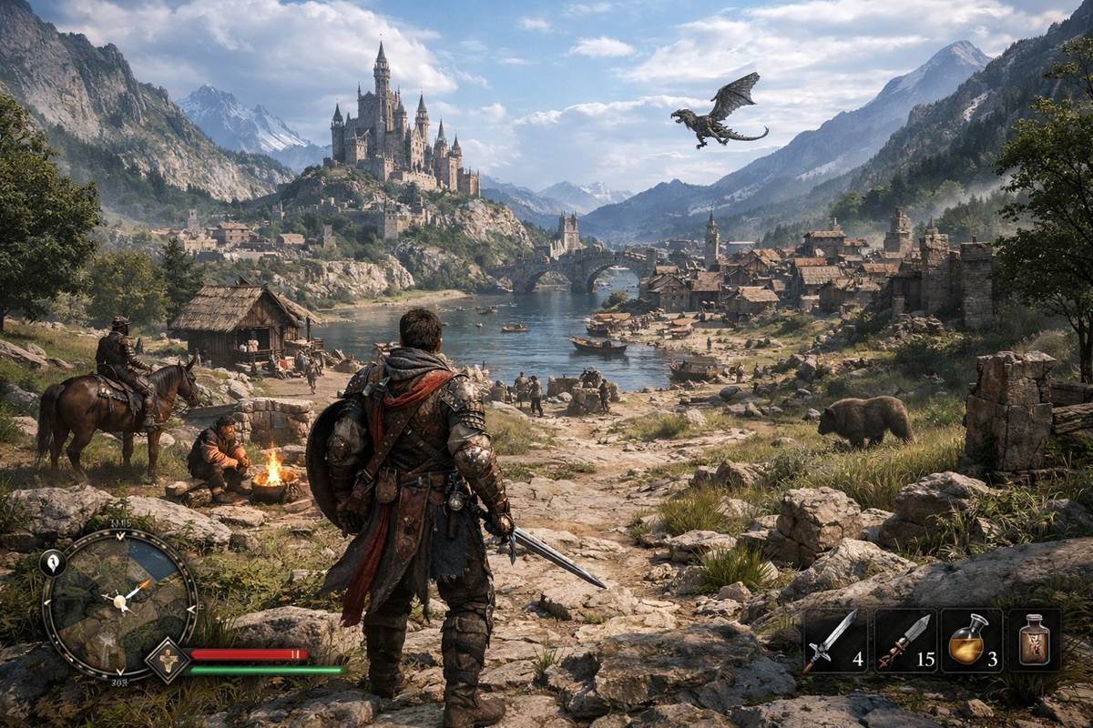 Gameplay d’un jeu comme Crimson Desert