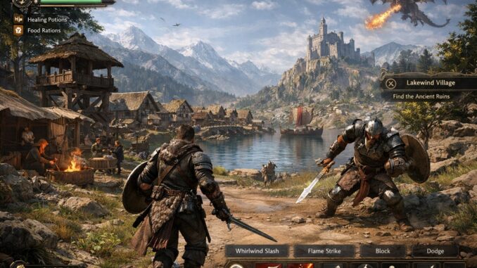 Gameplay d’un jeu comme Crimson Desert