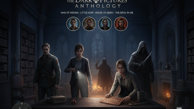 Gameplay d’un jeu similaire à The Dark Pictures Anthology