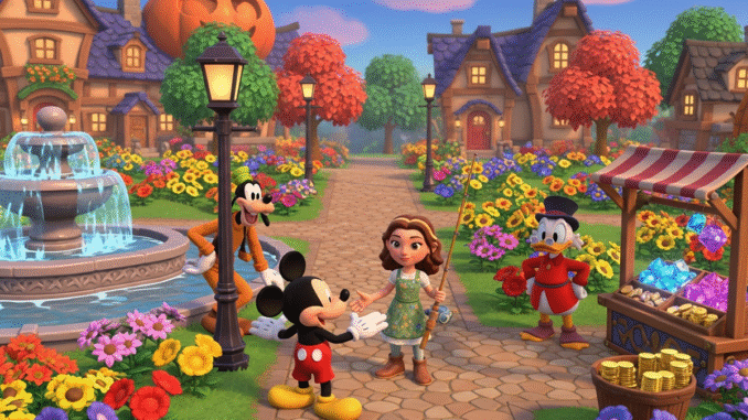 Gameplay d’un jeu similaire à Disney Dreamlight Valley