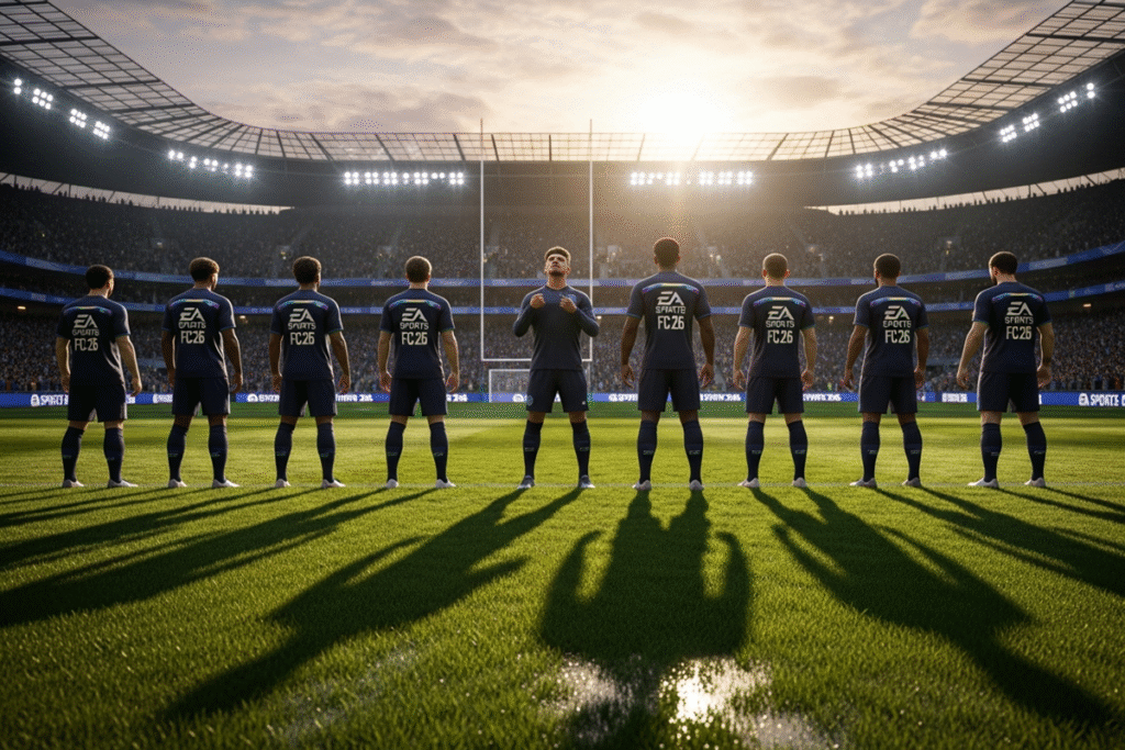 Un jeu de foot similaire à EA Sports FC 26