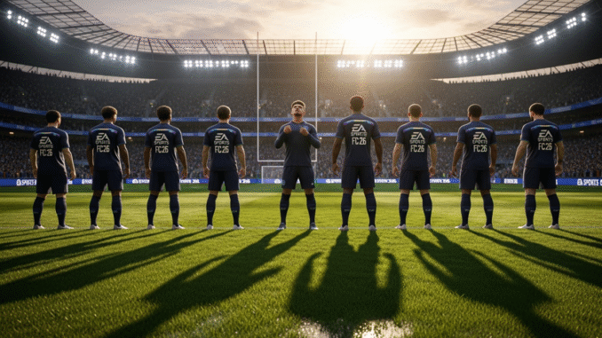 Un jeu de foot similaire à EA Sports FC 26