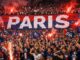 Supporteurs du PSG lors d’un match de Ligue 1