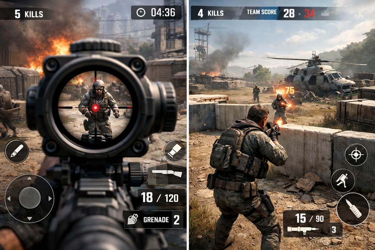 FPS et TPS sur mobile
