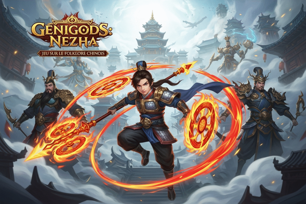Gameplay d’un jeu de mythologie chinoise similaire à Genigods : Nezha