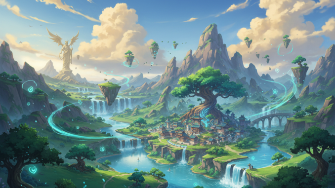 Un univers similaire à celui de Genshin Impact