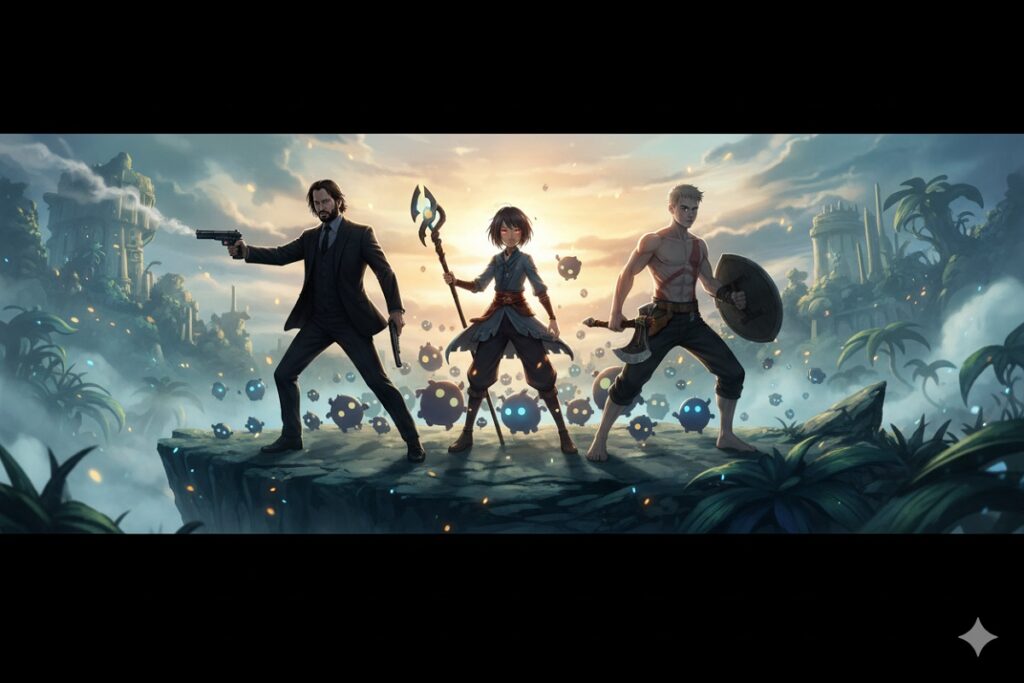 illustration des personnages iconiques du State of Play