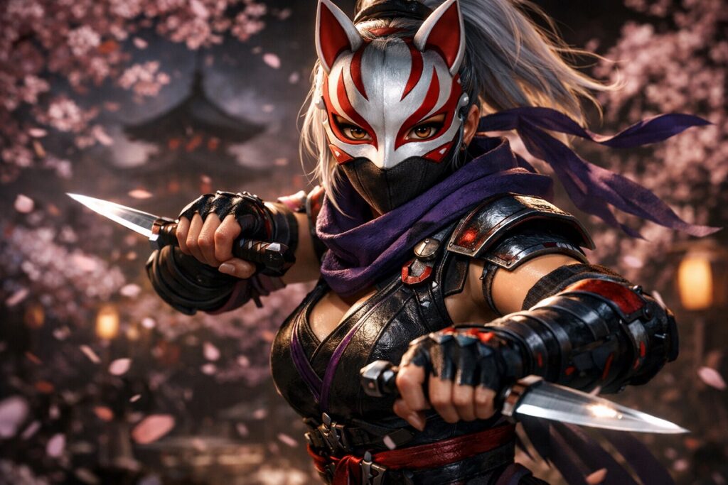 illustration d’un combattant comme celui de Tekken 8