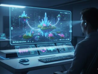 interface d'un moteur de jeu vidéo généré par IA générative