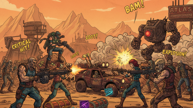 Gameplay d’un jeu similaire à Borderlands