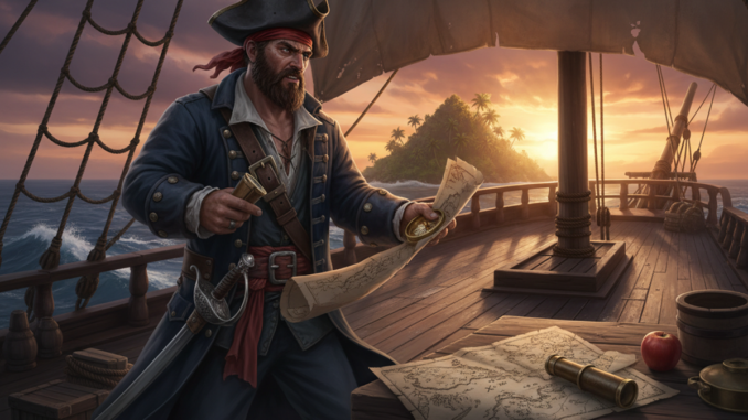 Un pirate comme dans le jeu Windrose