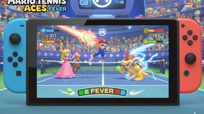 Illustration du jeu Mario Tennis Fever