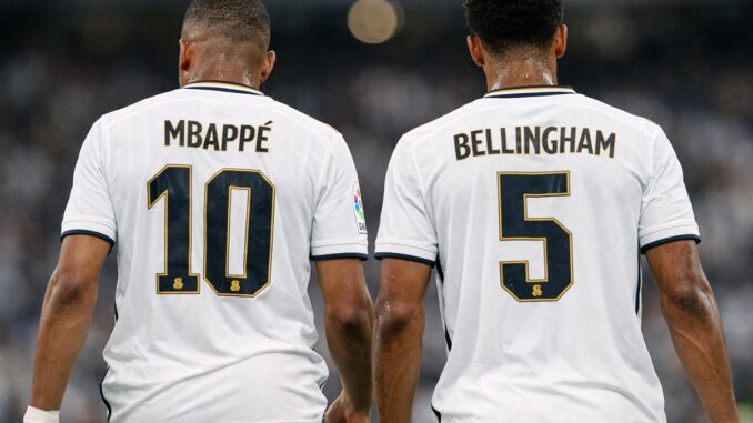 Mbappé et Bellingham sous les couleurs du Real Madrid