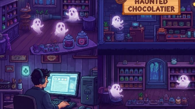 monde mystérieux et enchanteur d'un jeu comme Haunted Chocolatier