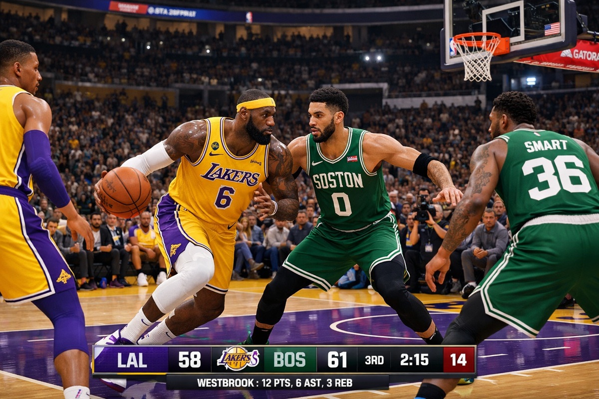 Gameplay d’un jeu de basketball inspire de NBA 2K26