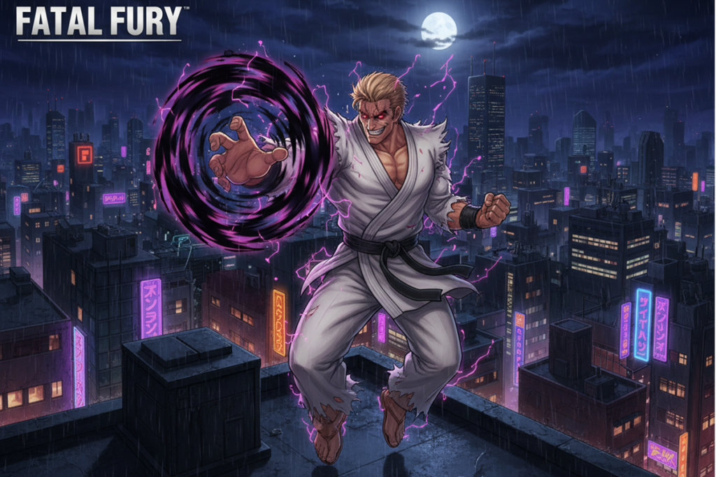 Un personnage similaire à Nightmare Geese dans Fatal Fury : City of the Wolves