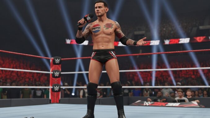personnage comme celui de CM Punk dans WWE 2K26