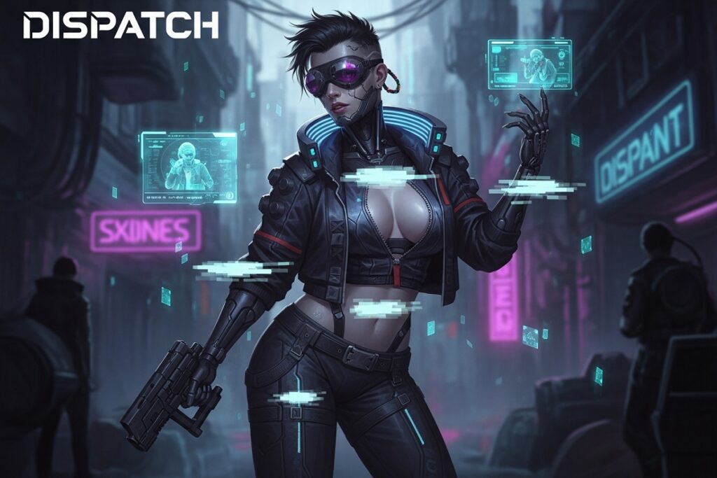 personnage inspiré de celui du jeu dispatch