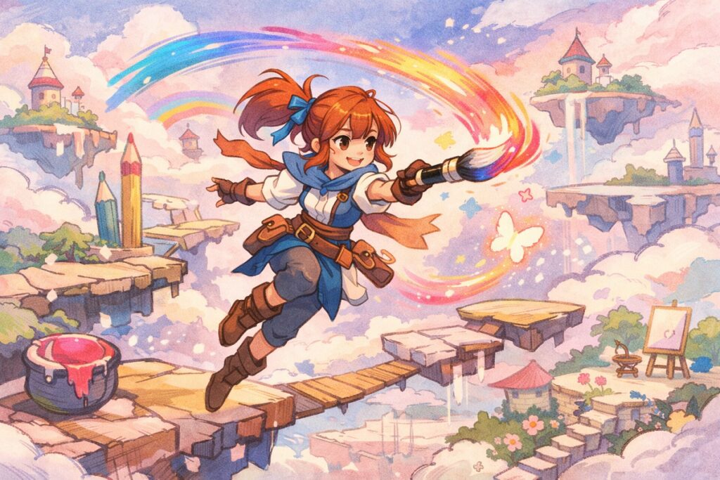 personnage inspiré de l’héroïne du jeu Constance