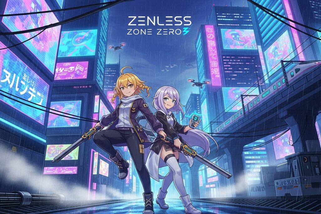 personnages inspirés de Sunniva et Aria dans Zenless Zone Zero