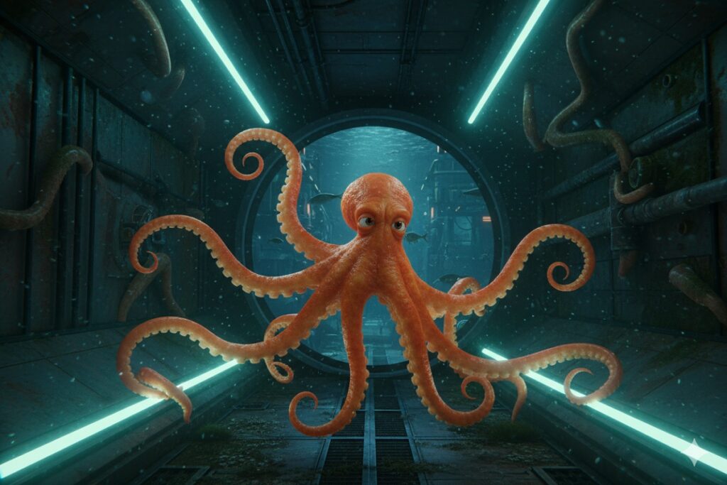 pieuvre comme Darwin dans Darwin's Paradox