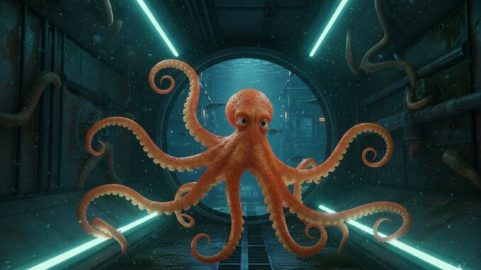 pieuvre comme Darwin dans Darwin's Paradox