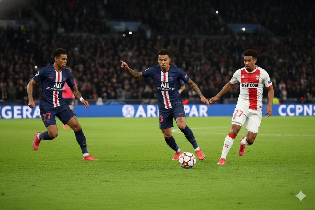 Match PSG vs AS Monaco en Ligue des Champions
 
