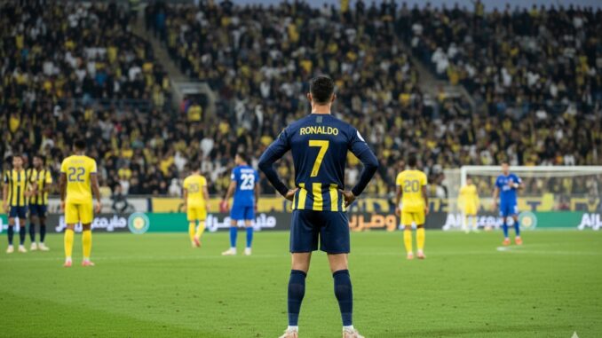 Cristiano Ronaldo avec le maillot d’Al Nassr