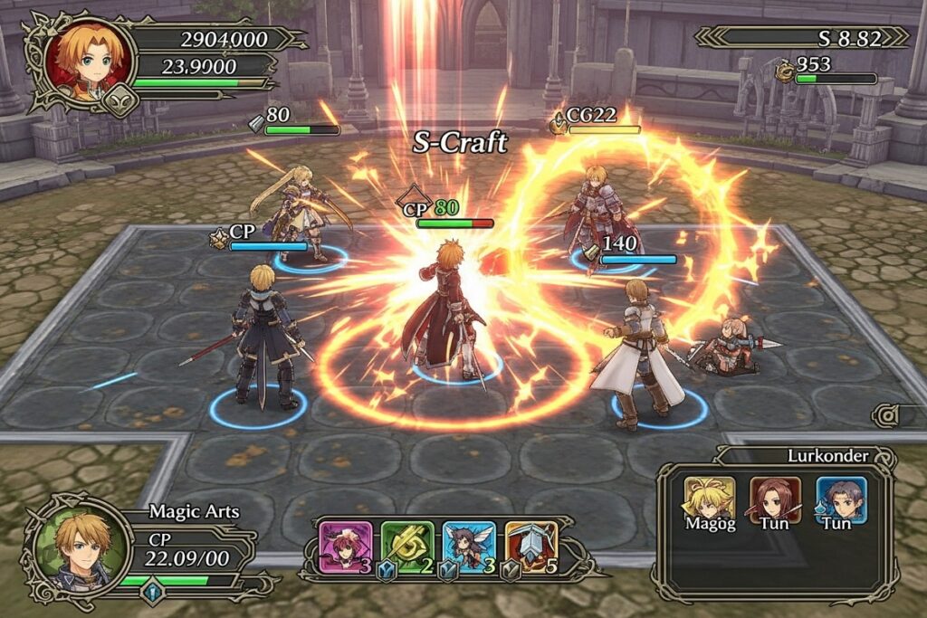 scène inspirée de Trails in the Sky 2nd Chapter