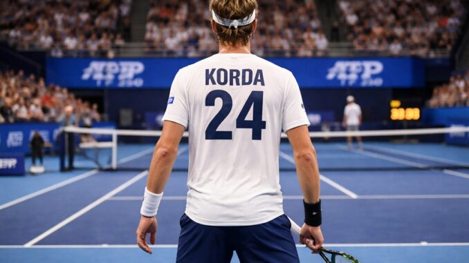 Le tennisman Sebastian Korda
