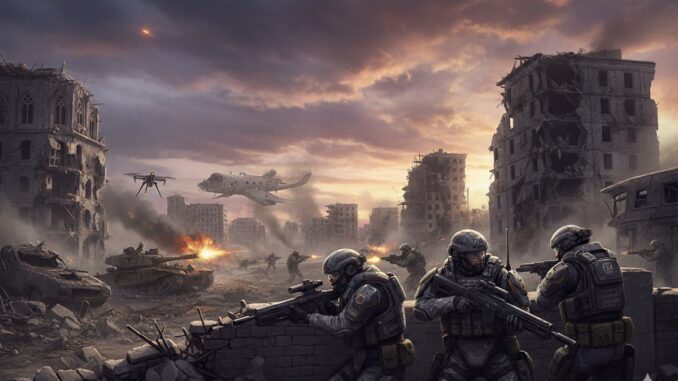 soldats en uniforme comme dans la saison 2 de Battlefield 6