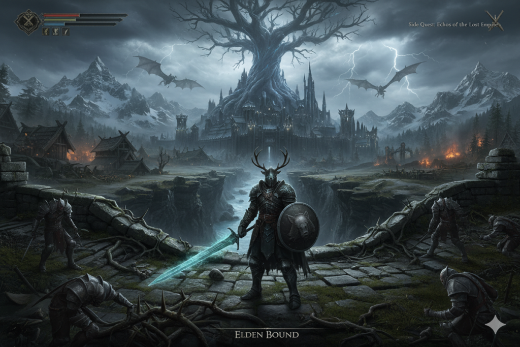 Gameplay d’un jeu souls-like similaire à Avowed