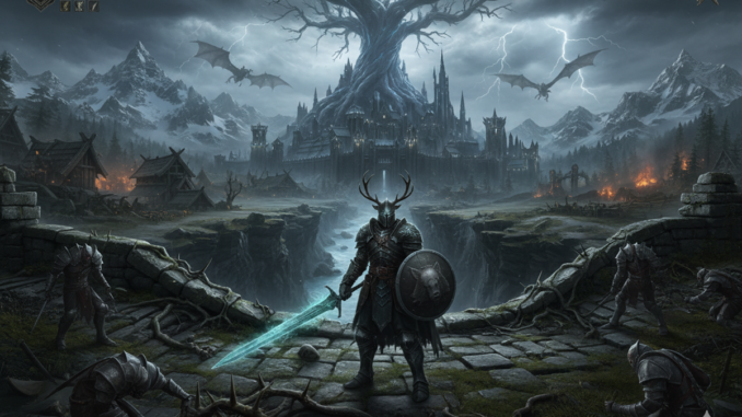 Gameplay d’un jeu souls-like similaire à Avowed