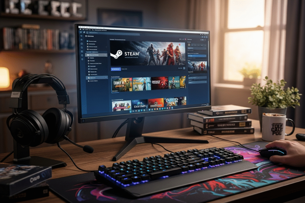 Plateforme de jeux similaire à Steam