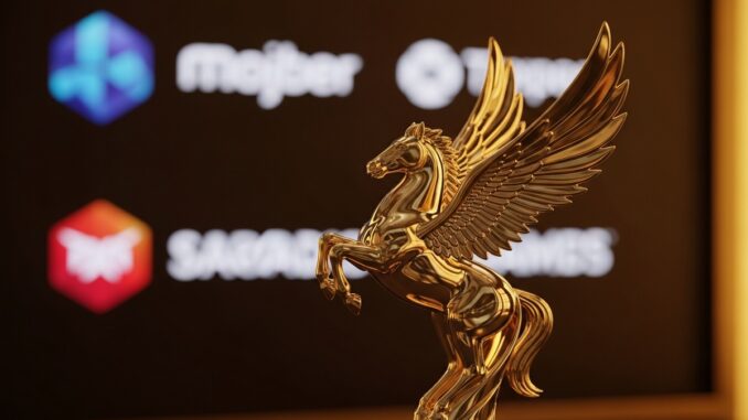 trophée inspiré de celui pour les nommés des Pégases 2026