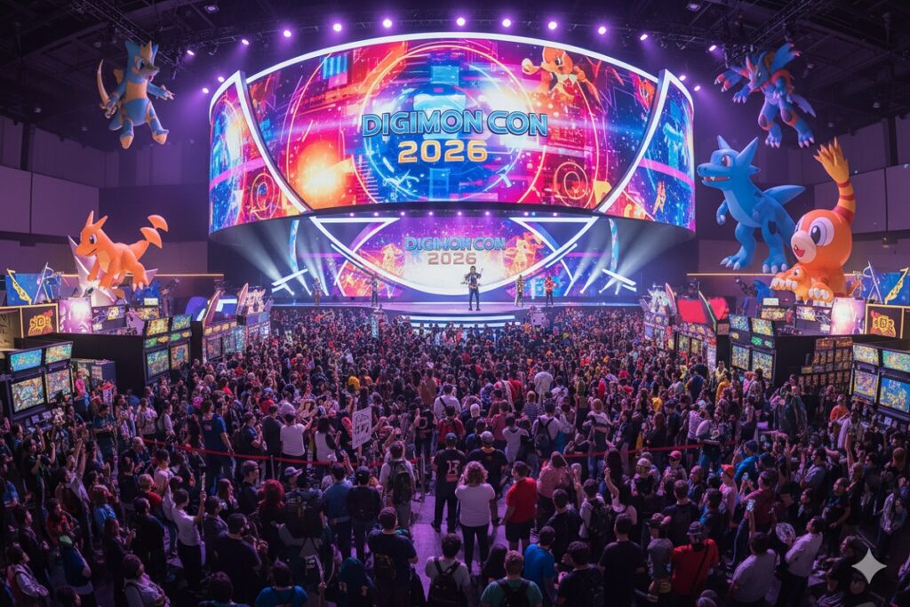 Digimon Con comme celui annonçant Digimon Story: Time Stranger