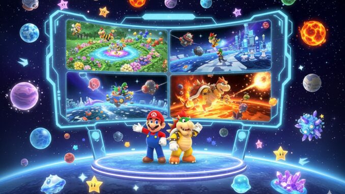 aperçu d’un évènement comme le Super Mario Galaxy Direct