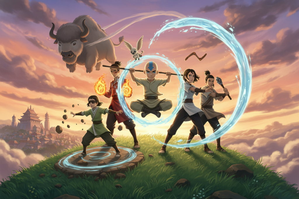 Personnages du jeu Avatar Legends : The Fighting Game