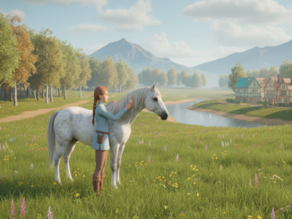Gameplay d’un jeu similaire à Barbie Horse Trails