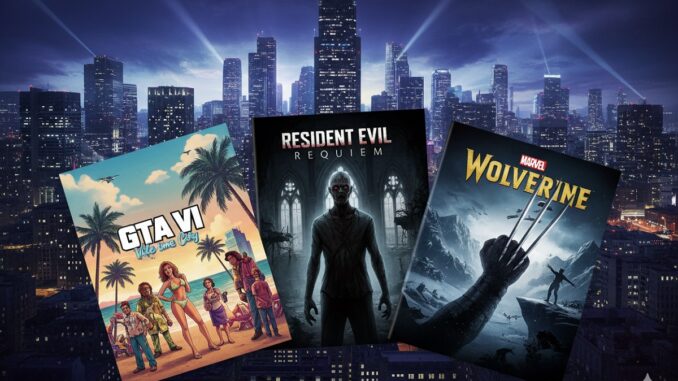 composition de jaquettes de jeux de l’année 2026