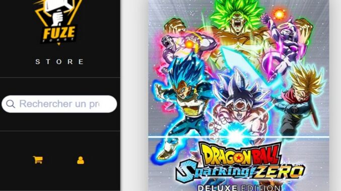 Affiche de Dragon Ball Sparking! ZERO Deluxe sur Fuze Forge