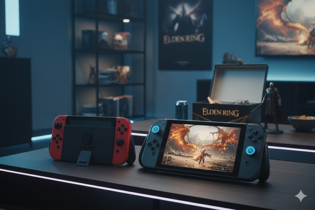 des consoles Switch compatibles avec Elden Ring
