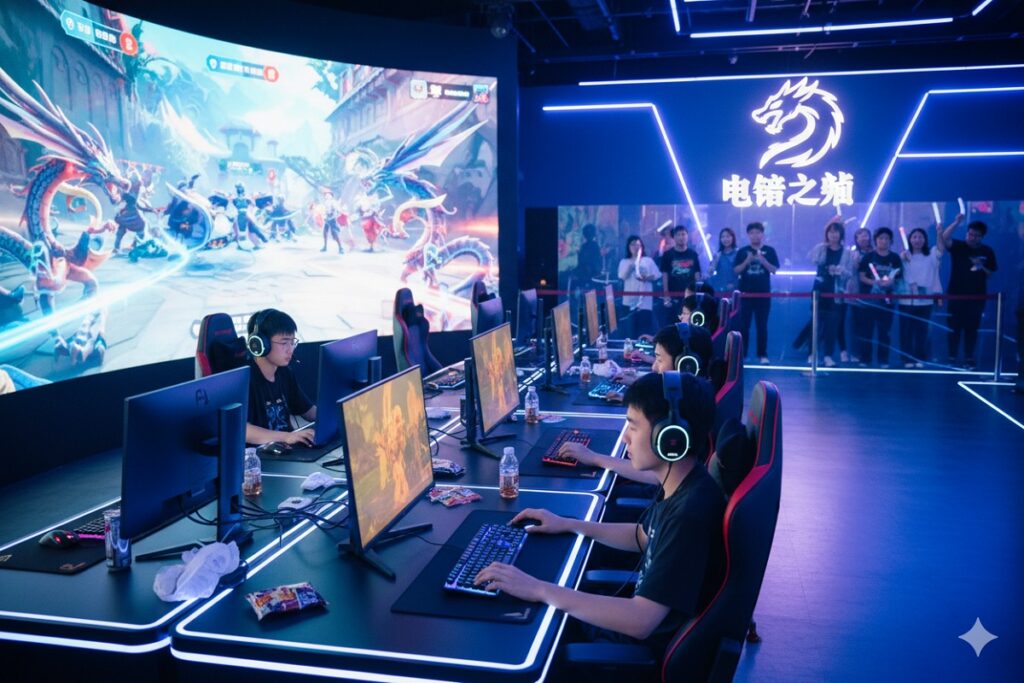 des joueurs de jeu vidéo 