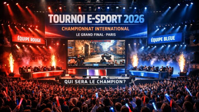 Un tournoi E-sport en 2026