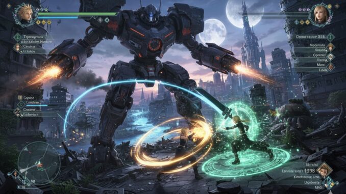 gameplay d’un jeu comme Final Fantasy VII Remake Part 3