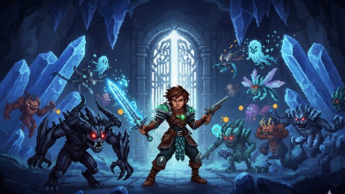 gameplay d’un jeu comme Moonlighter 2: The Endless Vault